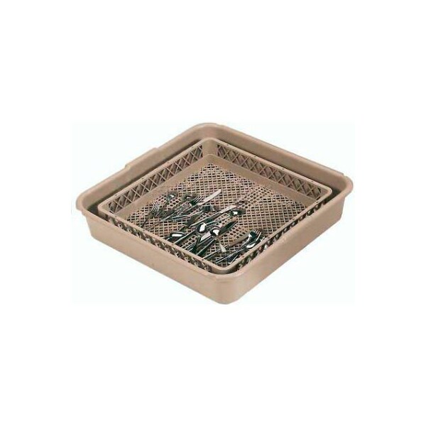 Vollrath Co Vollrath Full Tub And Traex Open Rack Soak System, Beige, 24-1/2" X 24-3/8" X 5-1/4" 1397 - main